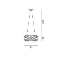 Foscarini Caboche Plus Media MyLight Pendelleuchte - Agof Store