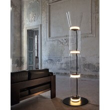 Flos Noctambule 2 High Cylinder & Cone Small Base Floor Lamp - Agof Store