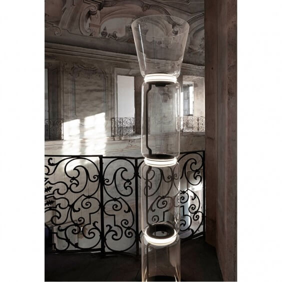 Flos Noctambule 2 High Cylinder & Cone Small Base Floor Lamp - Agof Store
