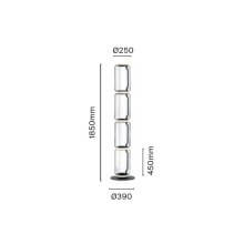 Flos Noctambule 4 Low Cylinders Small Base Stehleuchte - Agof Store