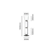 Flos Noctambule 2 High Cylinder & Cone Small Base Floor Lamp - Agof Store