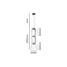 Flos Noctambule 2 Low Cylinders & Cone Pendant Lamp - Agof Store
