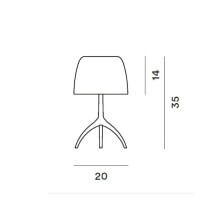 Foscarini Lumiere piccola table lamp - Agof Store