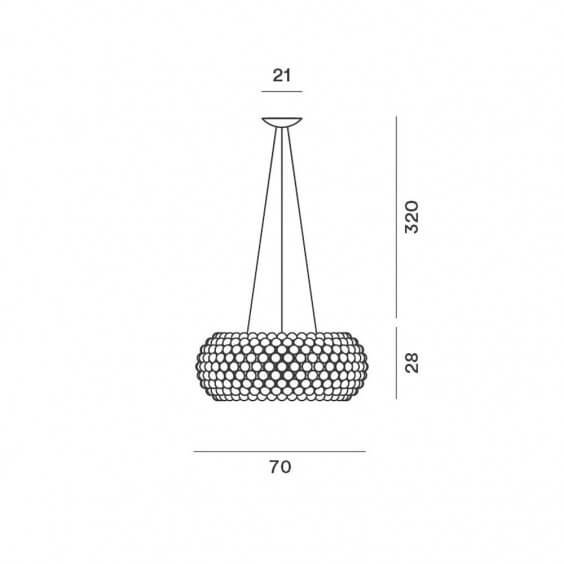 Foscarini Caboche Plus Grande pendant lamp - Agof Store